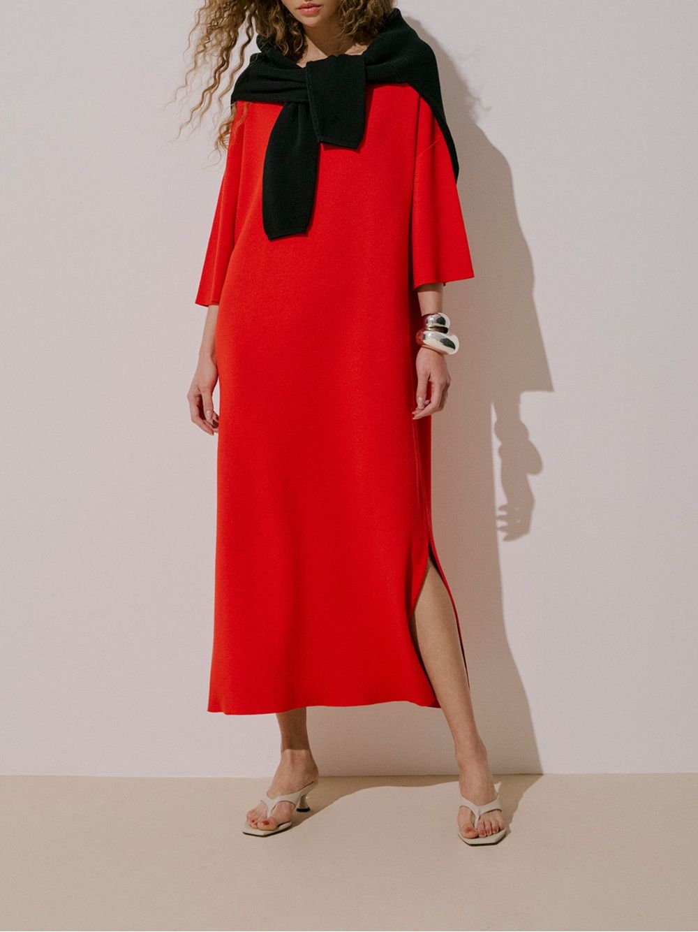 Anselmi — Vestido Minimal Vermelho