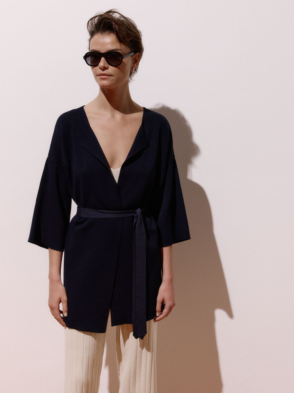 Kimono Feminino Tencel™ Modal Azul Meia Noite