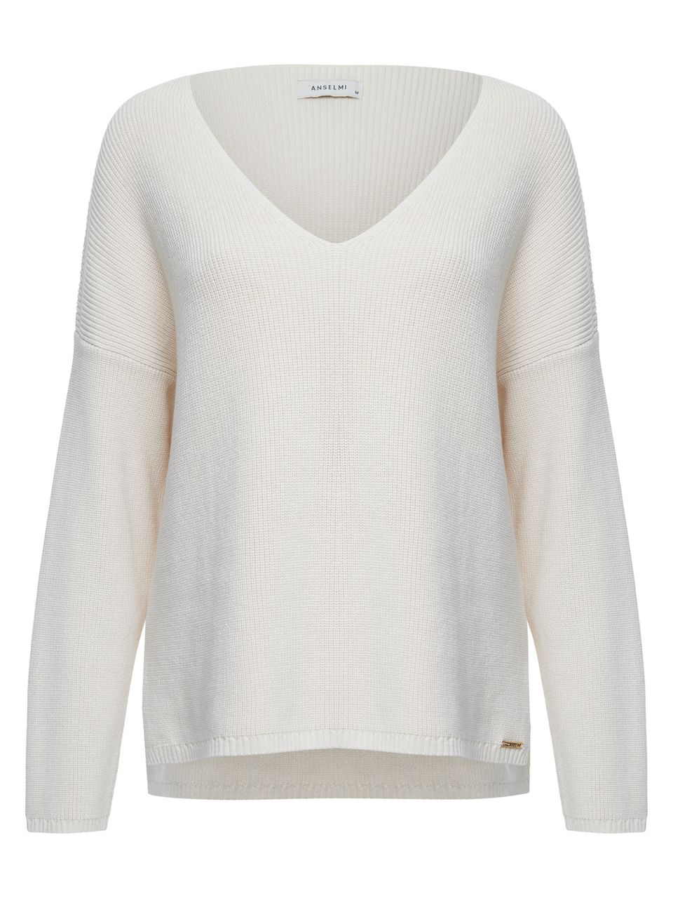 Blusa Decote V Cru