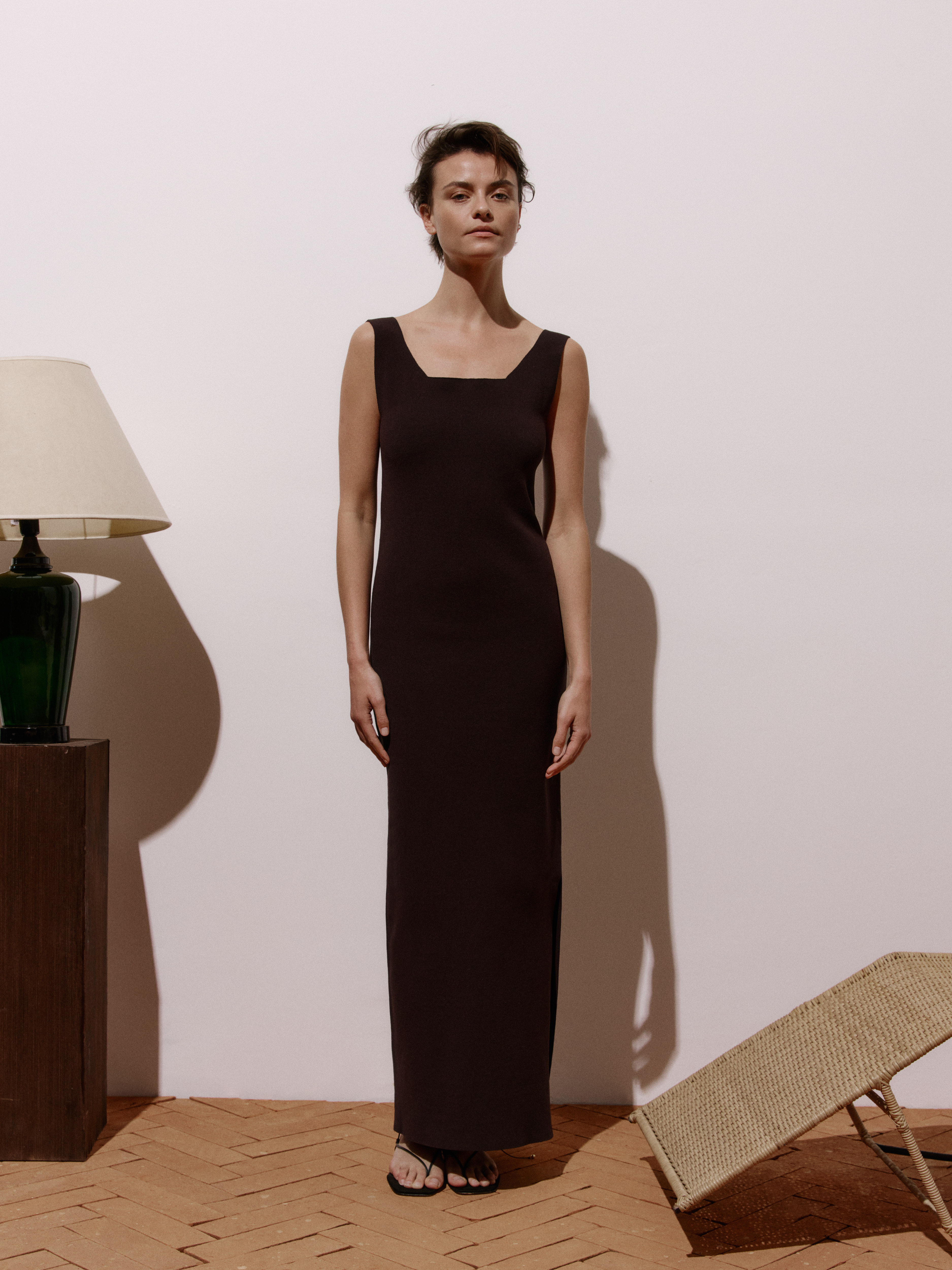 Vestido Anselmi Chocolate — Anselmi