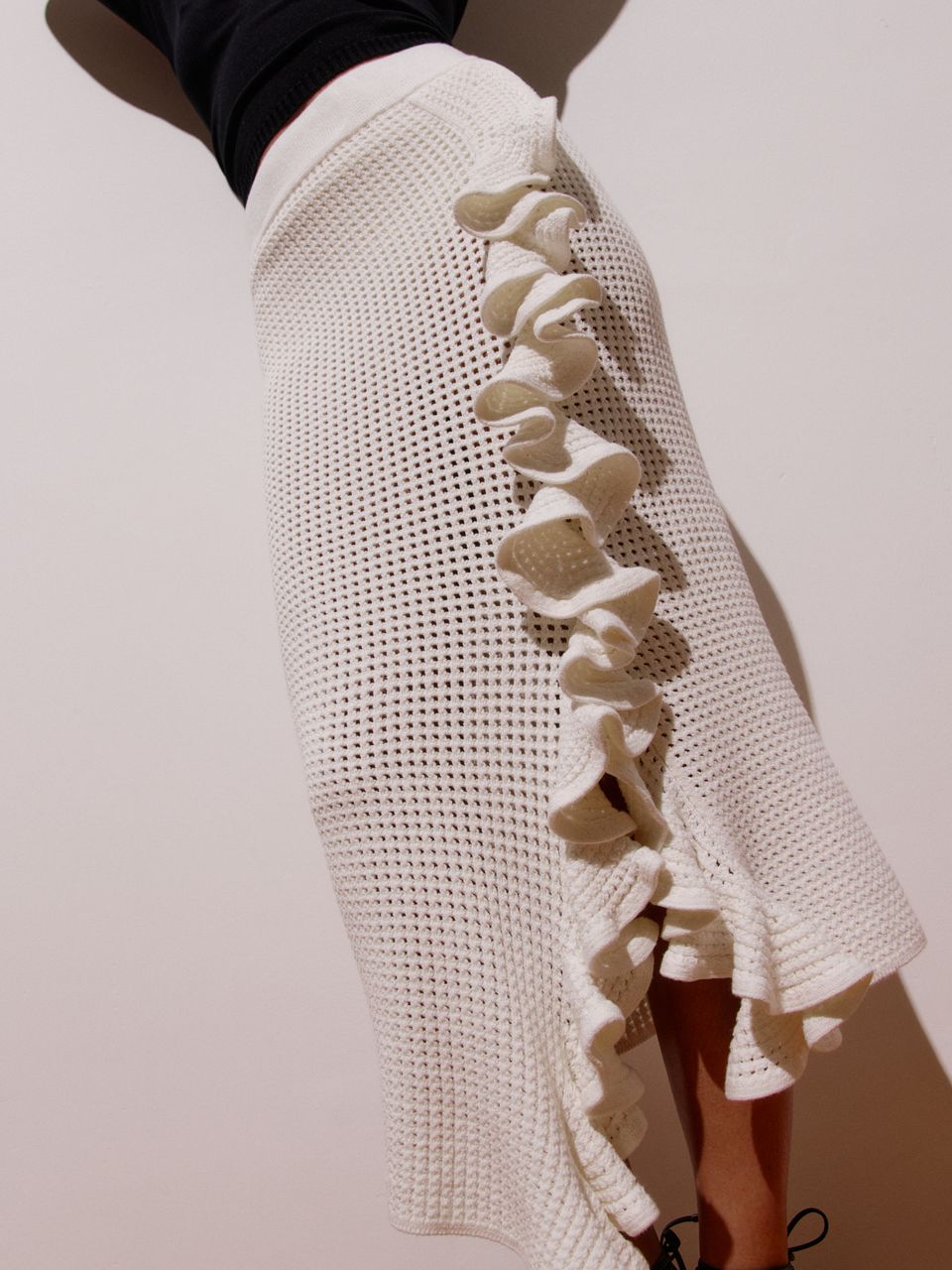 Saia Feminina Off White